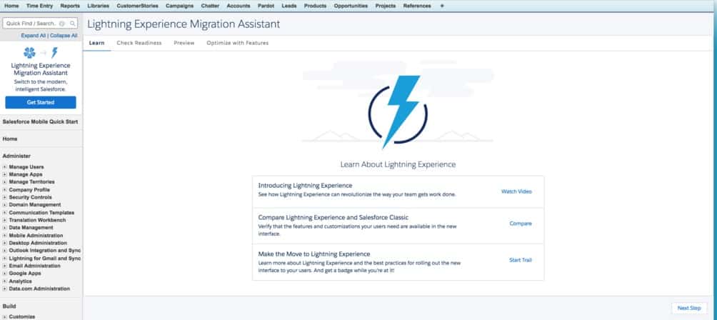 Salesforce Lightning Readiness