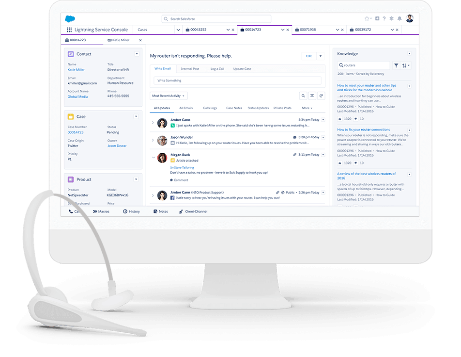 Service Cloud Connected Workspace