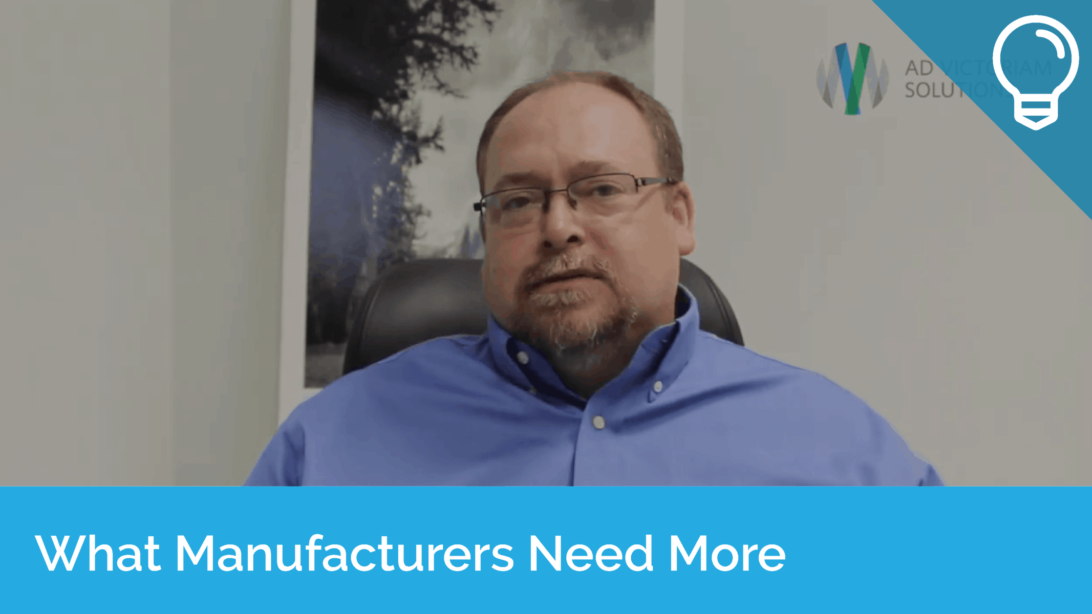 What Manufacturers Need More