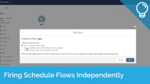 Firing Schedule Flows Independently Tip