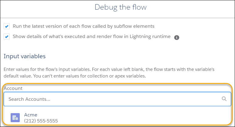 Debug the Flow - Salesforce 2020 Summer Release