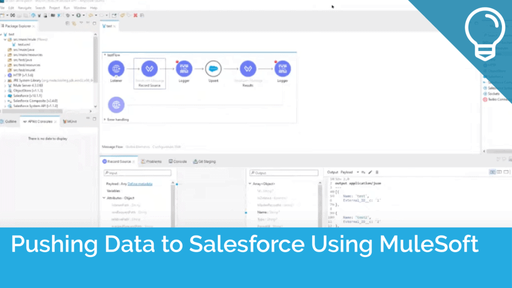 Pushing Data to Salesforce Using MuleSoft Connector