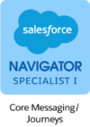 Navigator_Product_Specialist_1_Badge_Core Messaging Journeys_RGB Salesforce Navigator Specialist