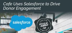 Cafe Uses Salesforce to Drive Donor Engagement