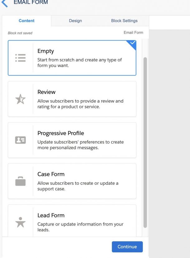 Marketing Cloud Interactive Email: Form Content Block - AdVic Salesforce Blog