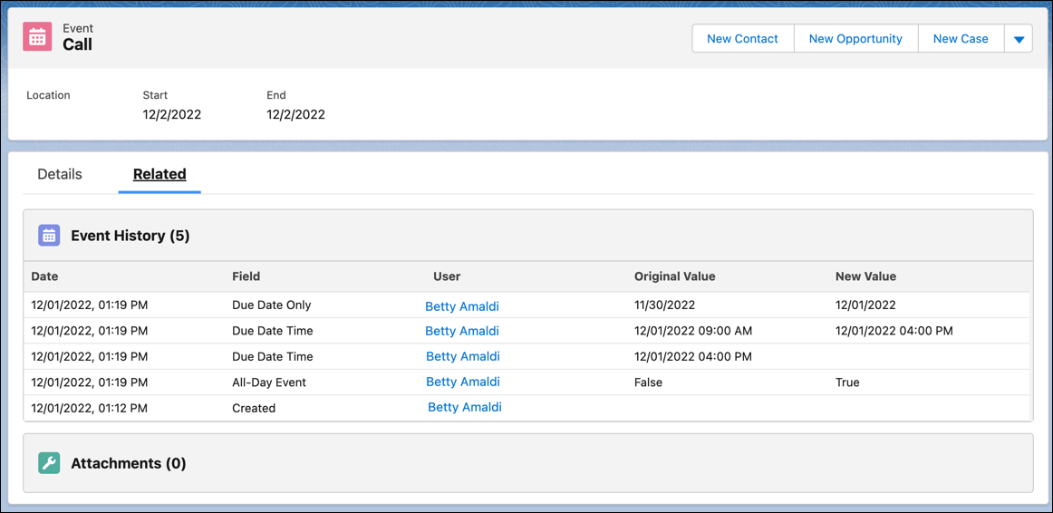 Track Field History 1 - Salesforce Spring 2023 Release